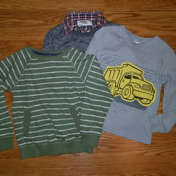 OshKosh B'gosh Other - Set of 3 long sleeve boy shirts size 5T